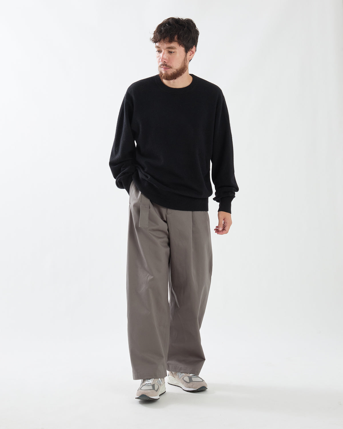 DRY WESTPOINT BARREL-FIT BELTED PANTS