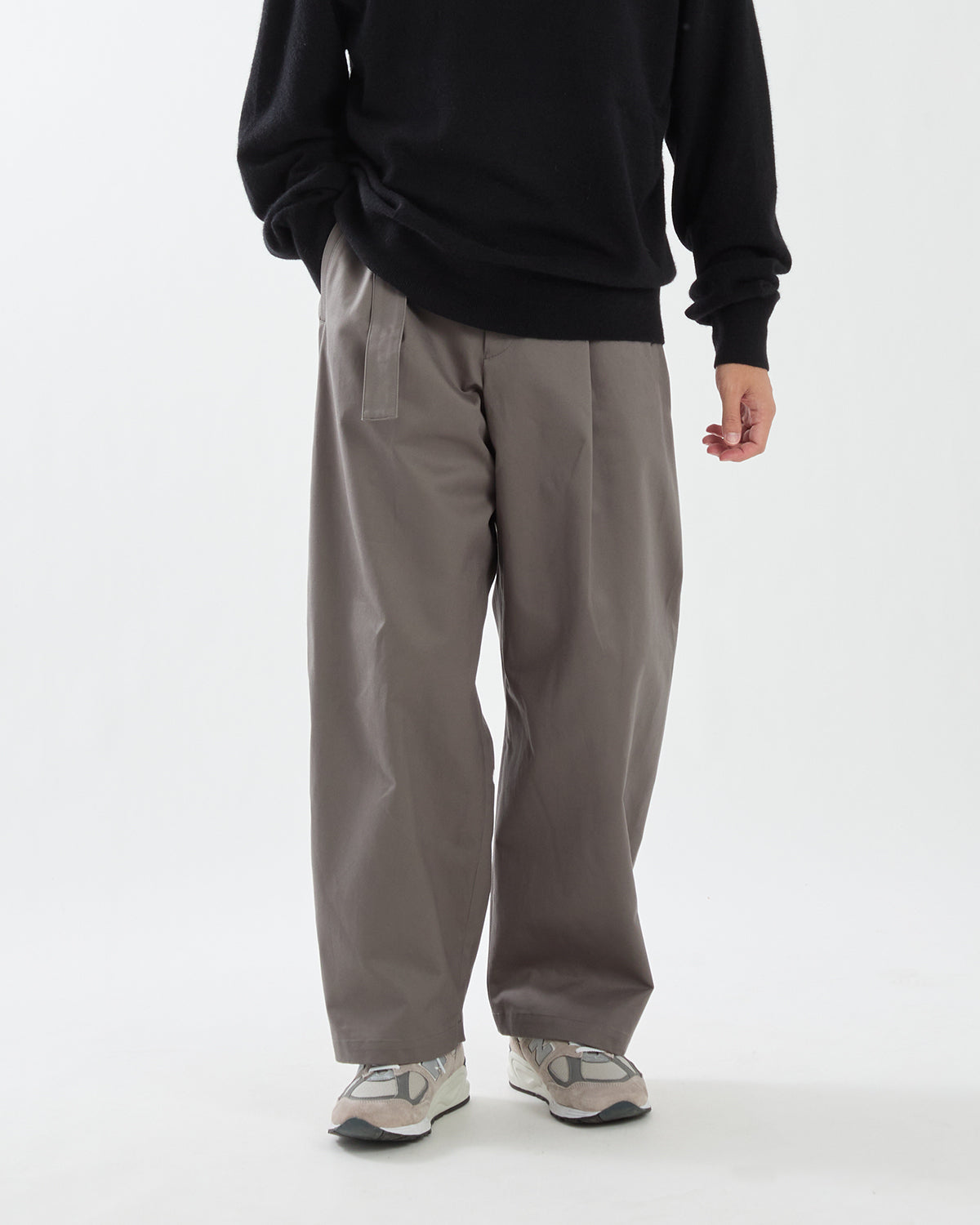 DRY WESTPOINT BARREL-FIT BELTED PANTS