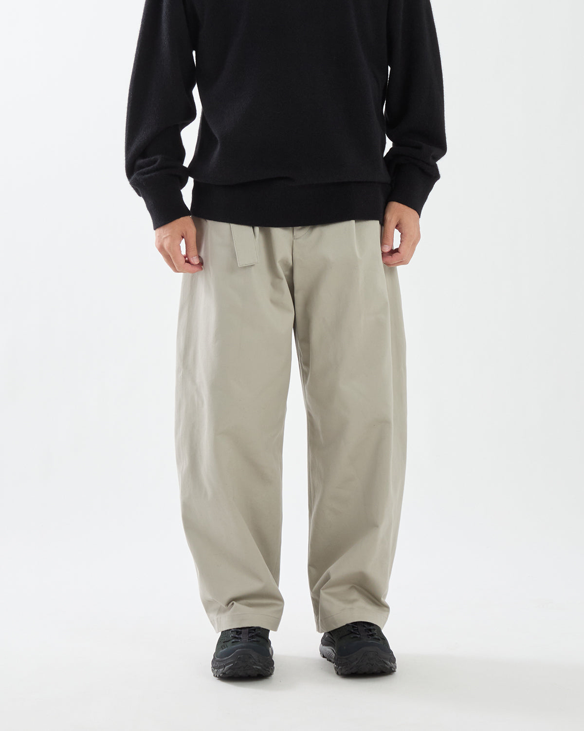 DRY WESTPOINT BARREL-FIT BELTED PANTS