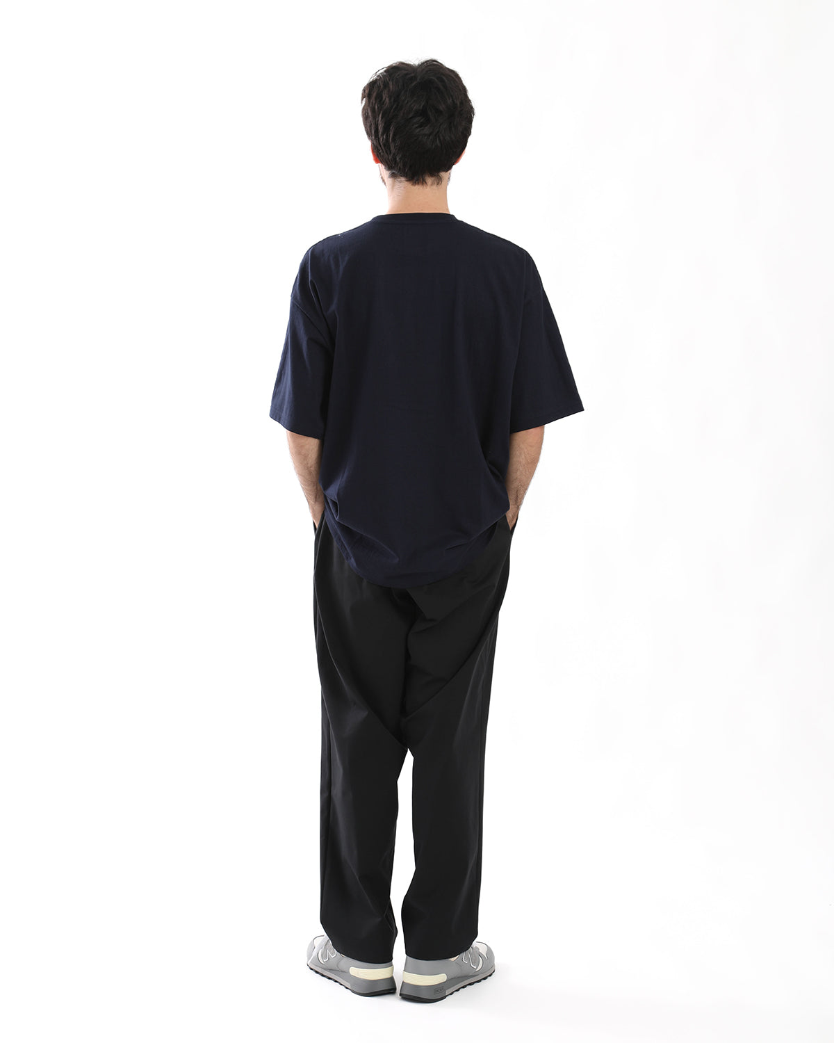 COMPACT PONTE WIDE TAPERED CHEF PANTS