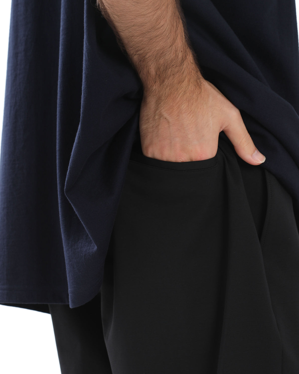 COMPACT PONTE WIDE TAPERED CHEF PANTS