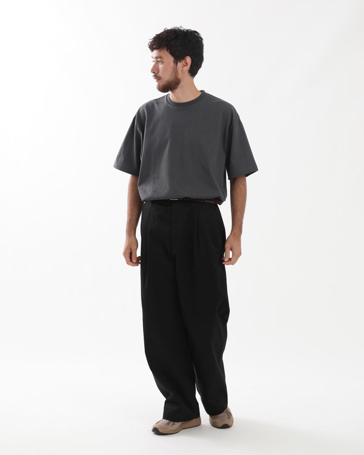 WESTPOINT CHINO WIDE STRAIGHT TROUSERS