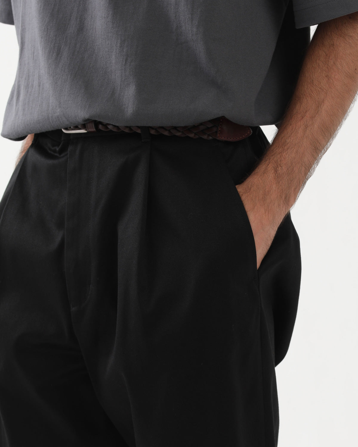 WESTPOINT CHINO WIDE STRAIGHT TROUSERS