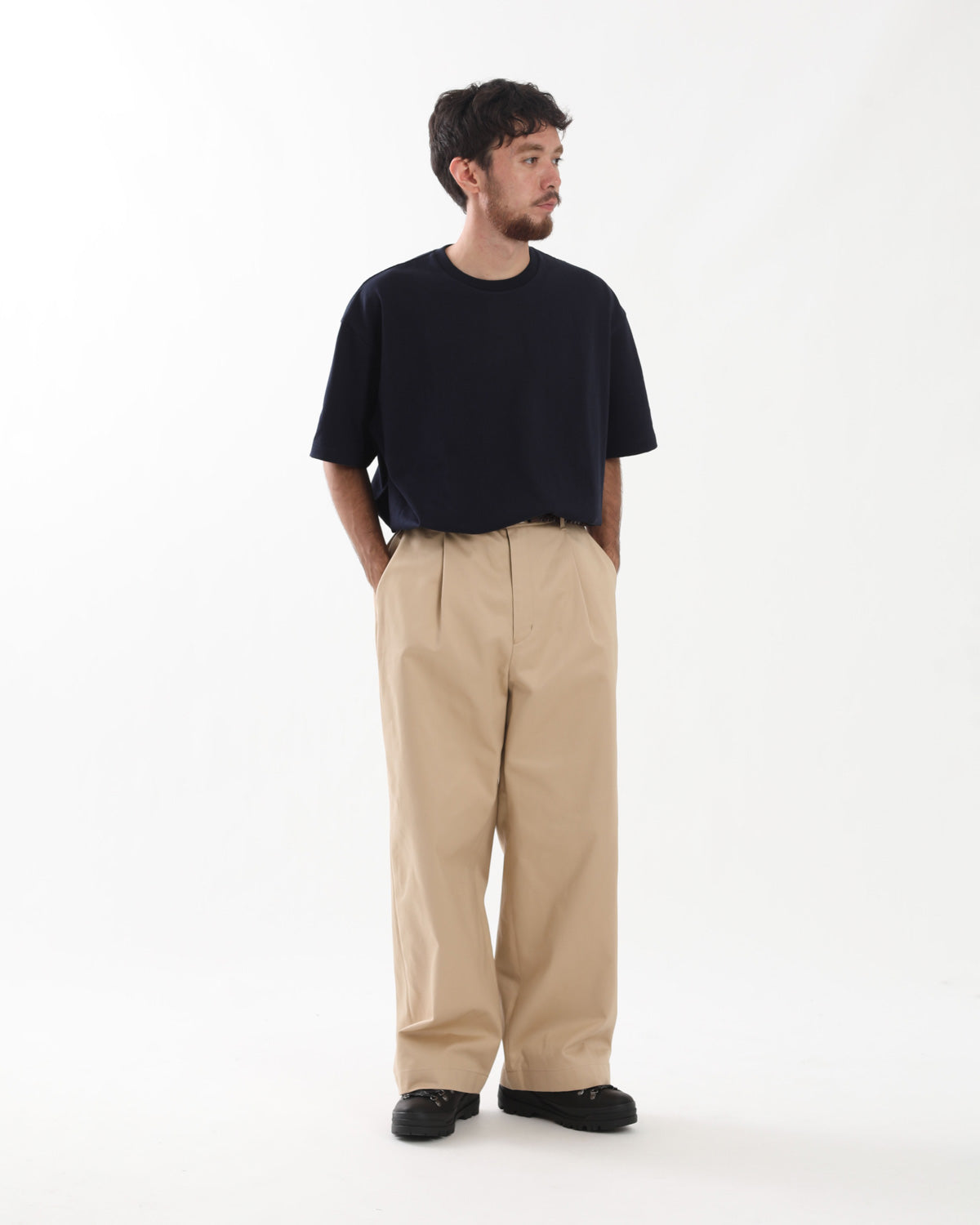 WESTPOINT CHINO WIDE STRAIGHT TROUSERS
