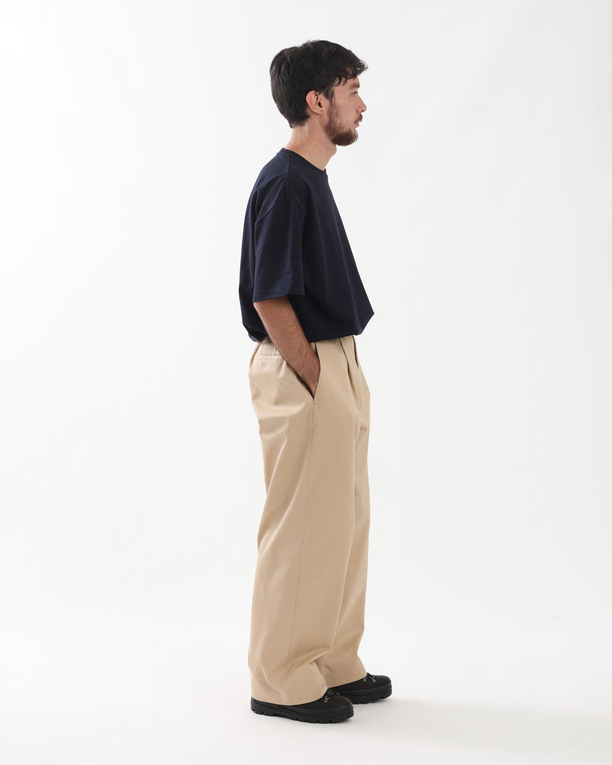 WESTPOINT CHINO WIDE STRAIGHT TROUSERS