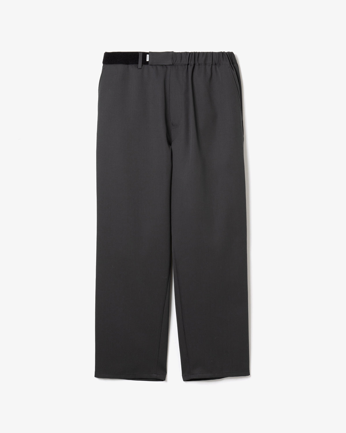 SCALE OFF WOOL WIDE TAPERED CHEF PANTS