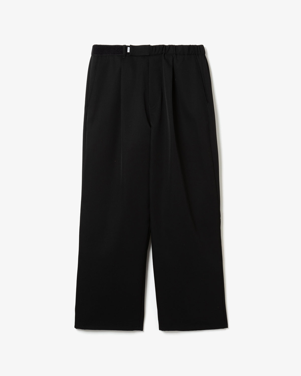 SCALE OFF WOOL WIDE CHEF PANTS