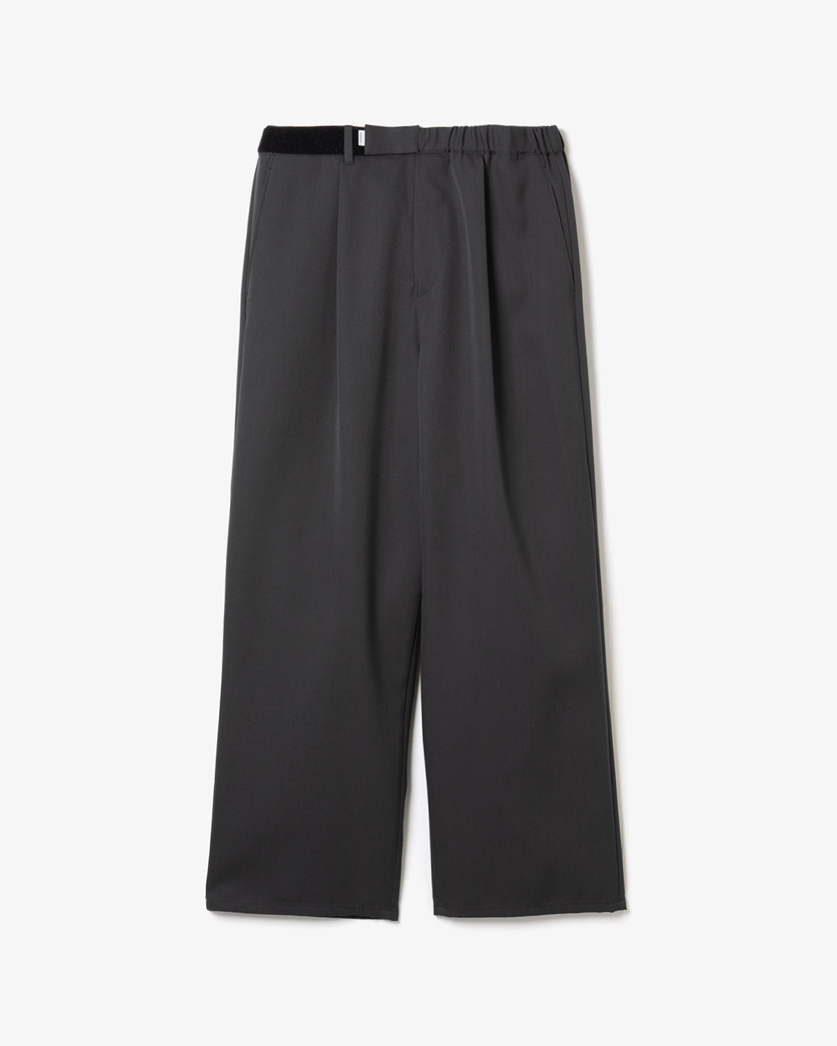 SCALE OFF WOOL WIDE CHEF PANTS