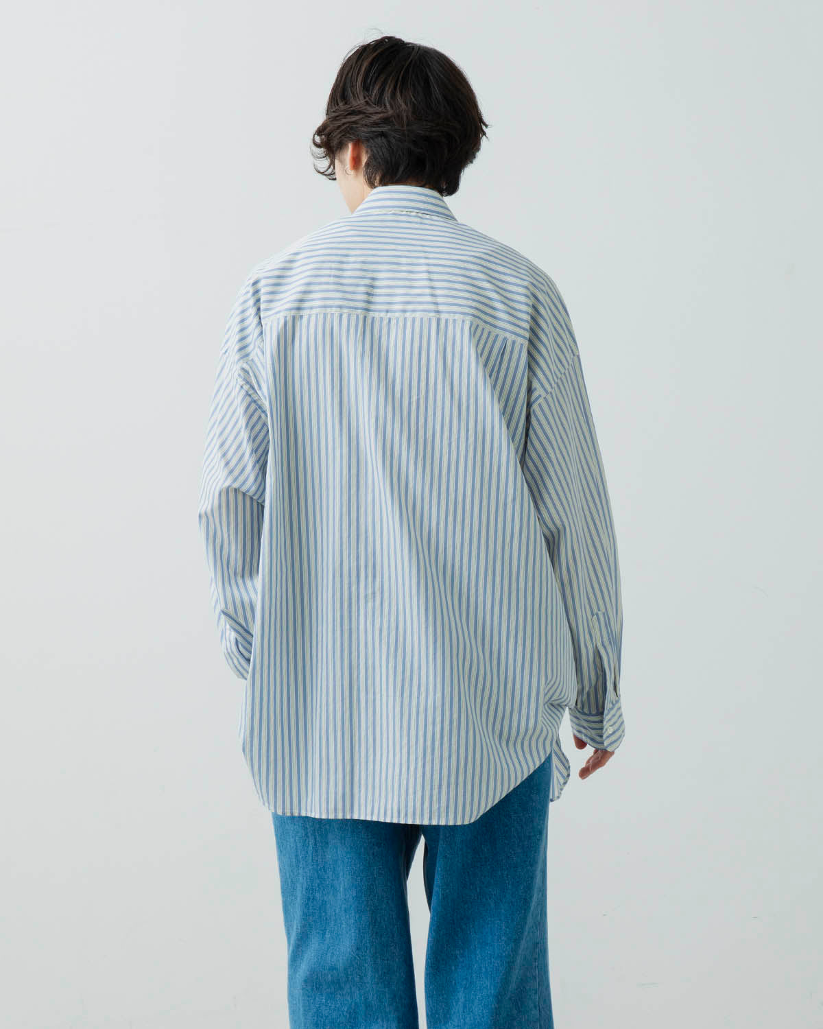 BROAD L/S OVERSIZED REGULAR COLLAR SHIRT