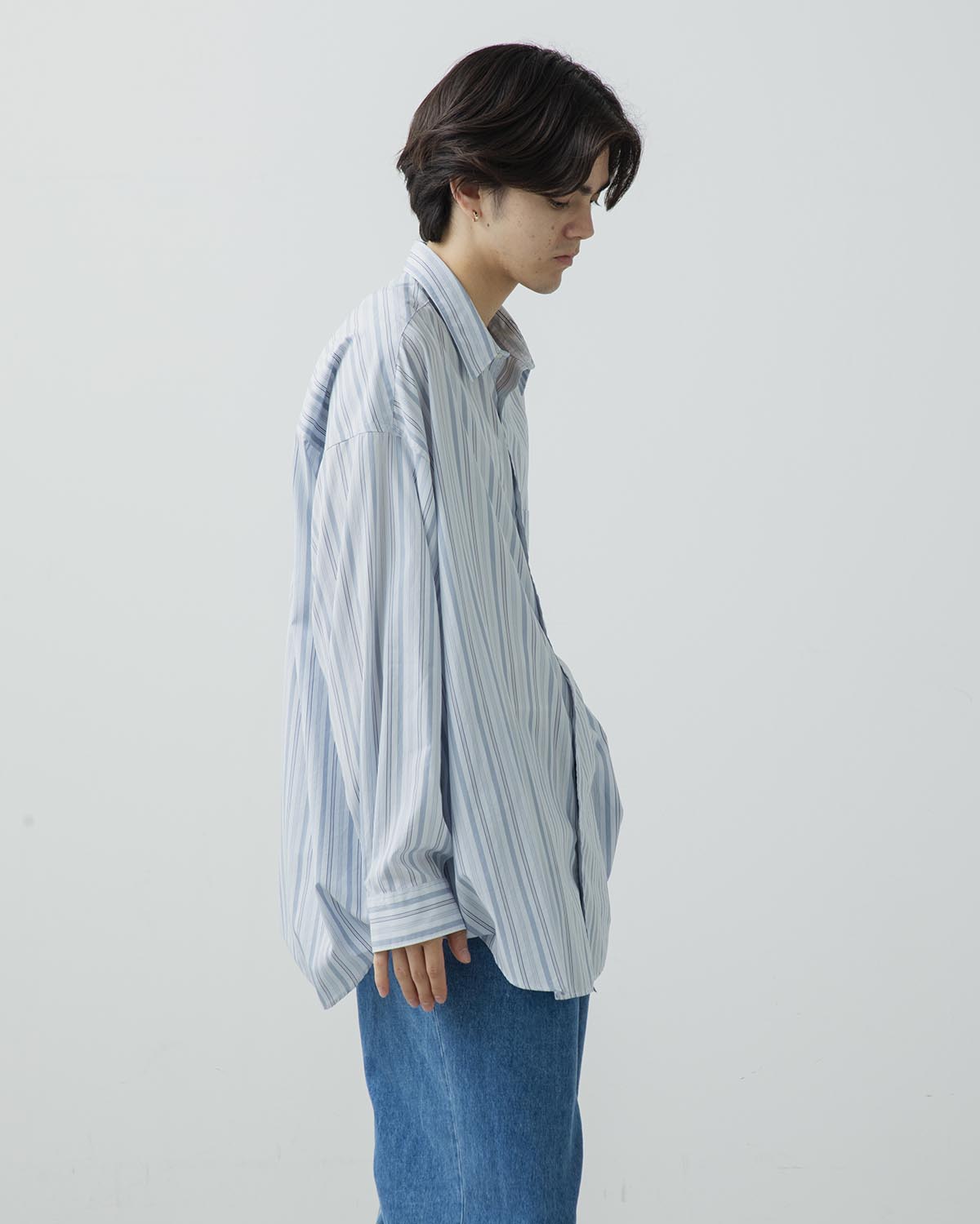 BROAD L/S OVERSIZED REGULAR COLLAR SHIRT