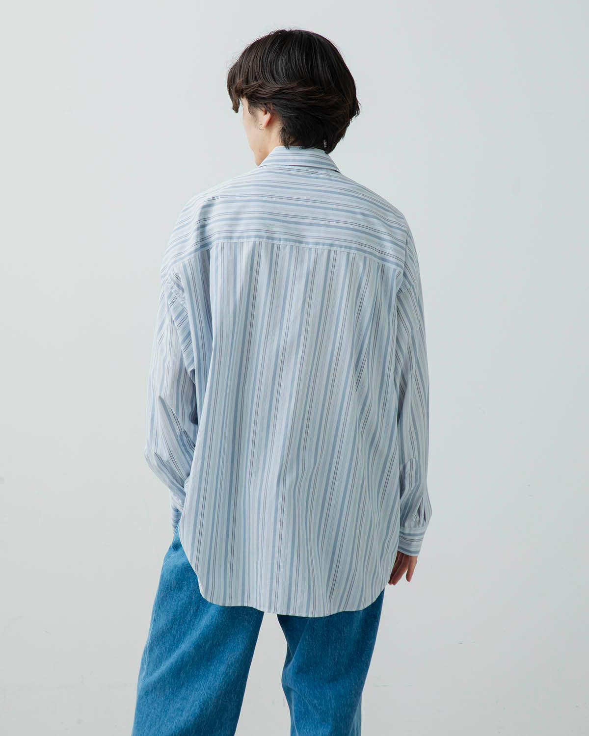 BROAD L/S OVERSIZED REGULAR COLLAR SHIRT