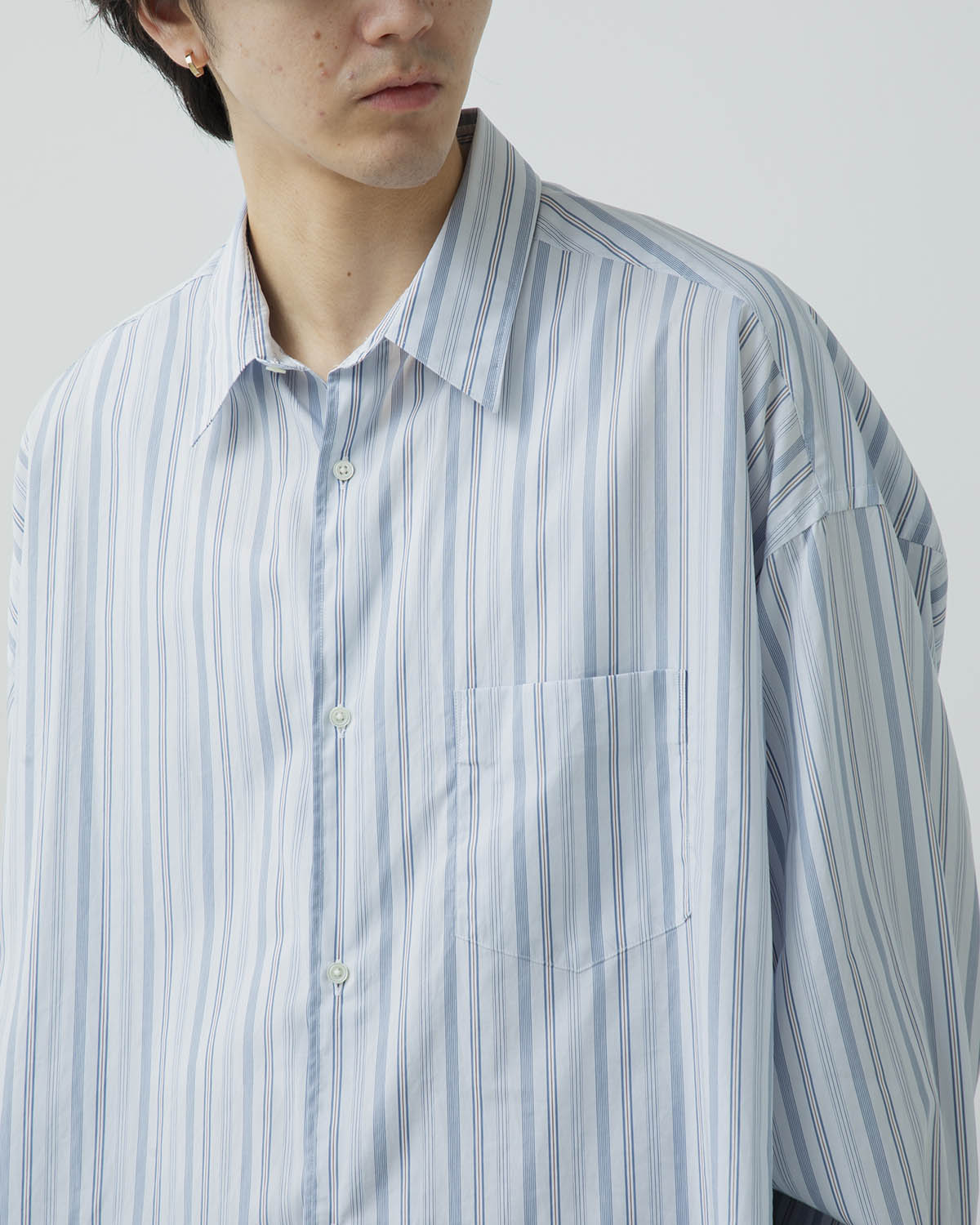 BROAD L/S OVERSIZED REGULAR COLLAR SHIRT