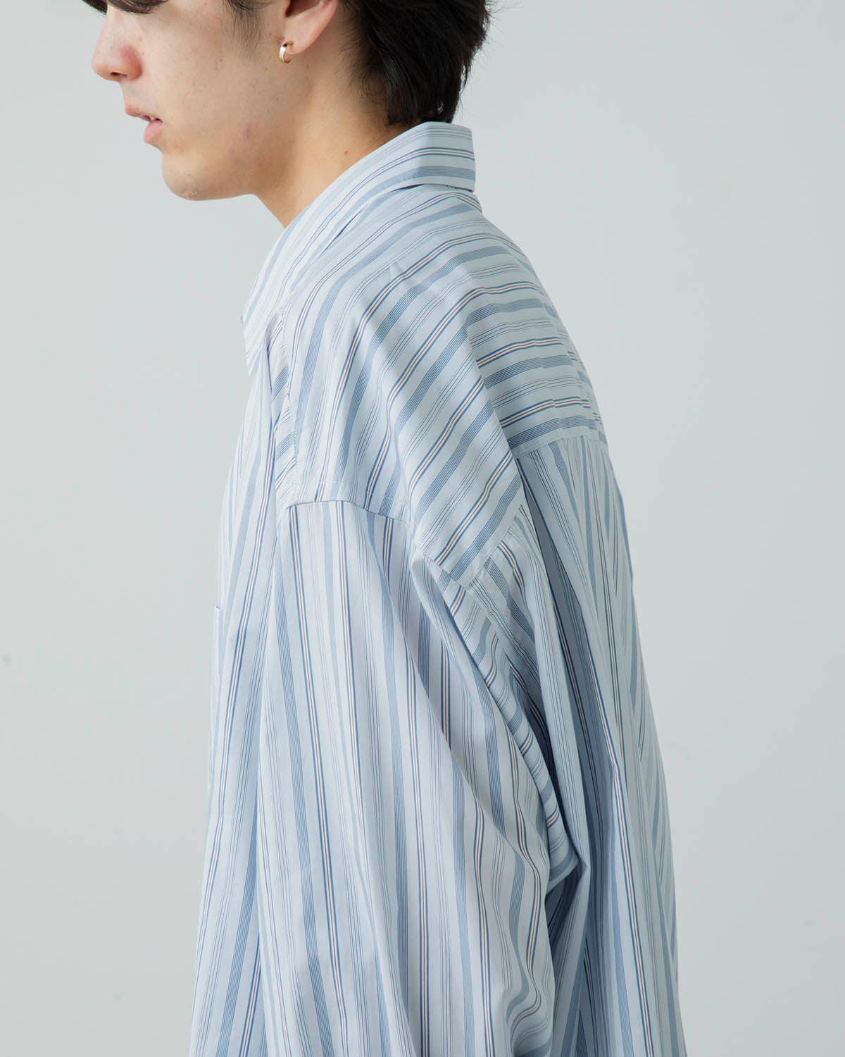 BROAD L/S OVERSIZED REGULAR COLLAR SHIRT