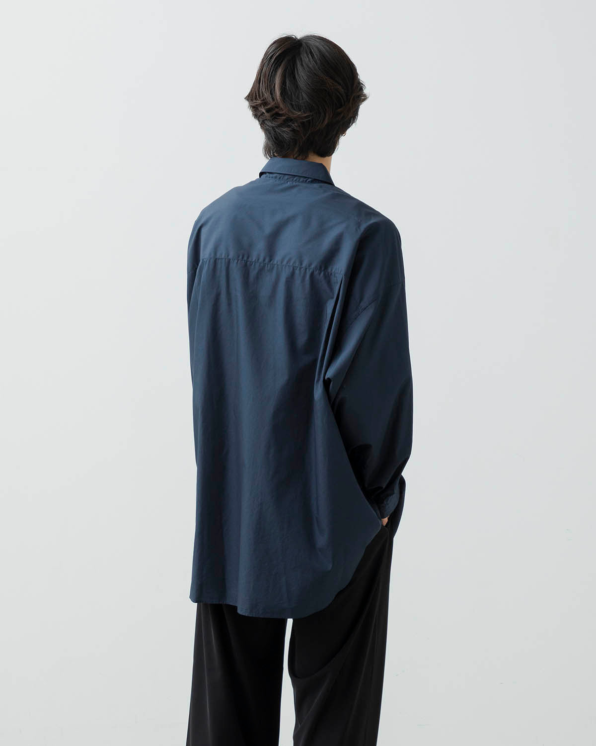 BROAD L/S OVERSIZED REGULAR COLLAR SHIRT