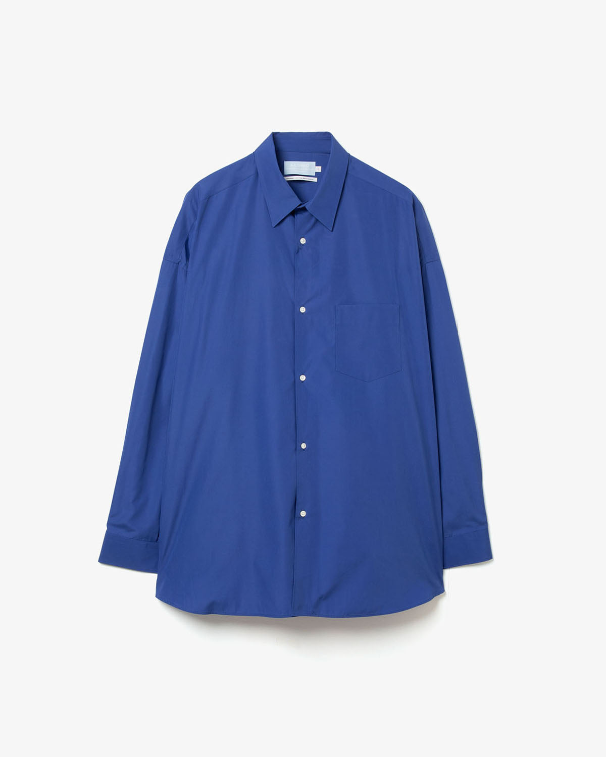トップス Graphpaper ALUMO Oversized Shirt BLUE ALUMO FOR GP L/S OVERSIZED REGULAR COLLAR SHIRT – COVERCHORD