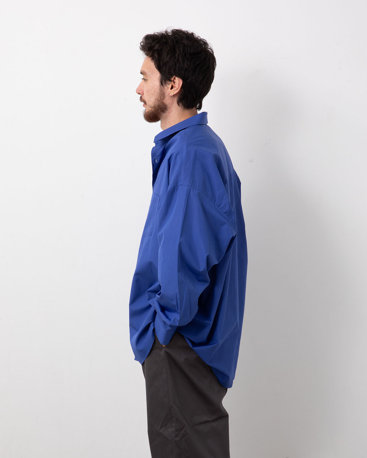 ALUMO FOR GP L/S OVERSIZED REGULAR COLLAR SHIRT