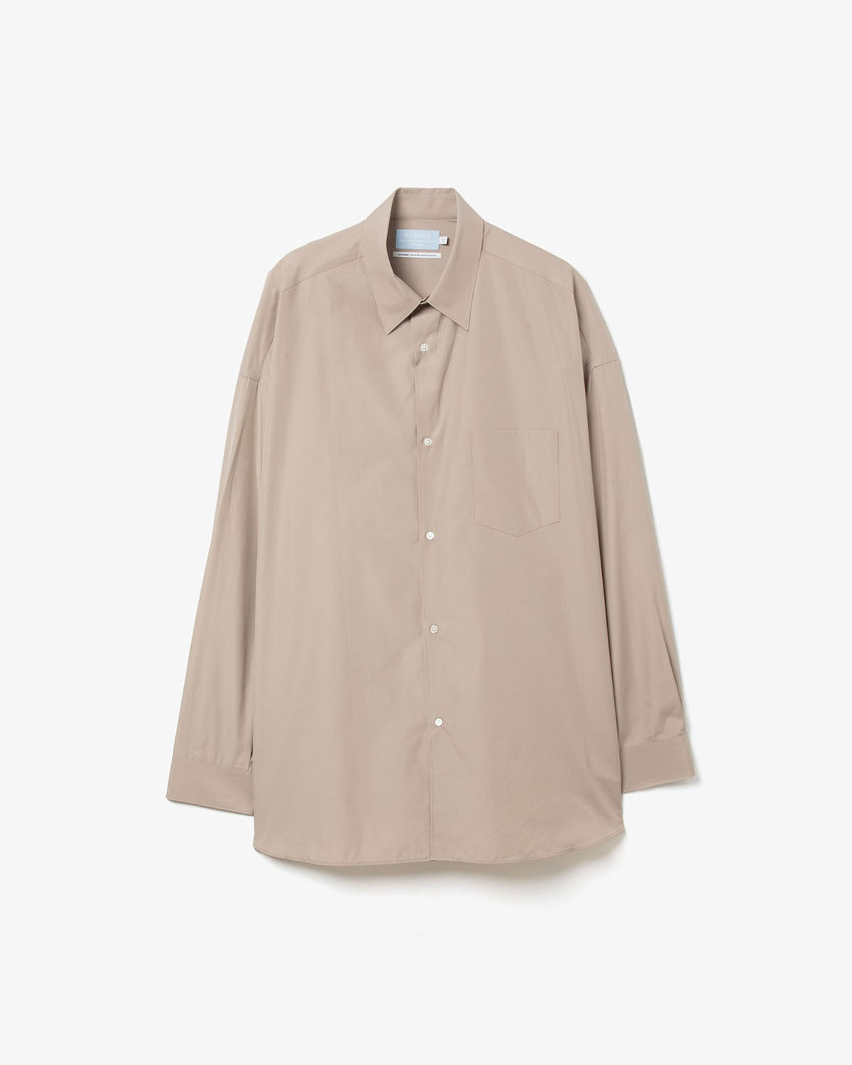ALUMO FOR GP L/S OVERSIZED REGULAR COLLAR SHIRT