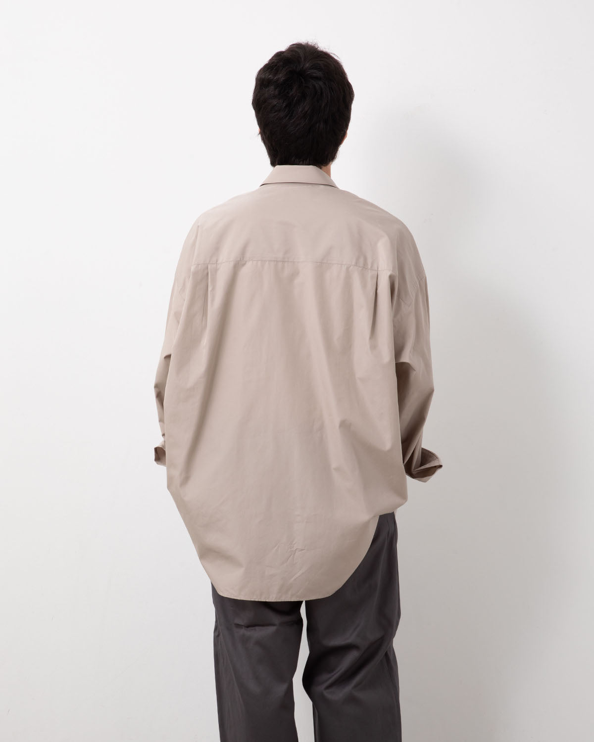 ALUMO FOR GP L/S OVERSIZED REGULAR COLLAR SHIRT