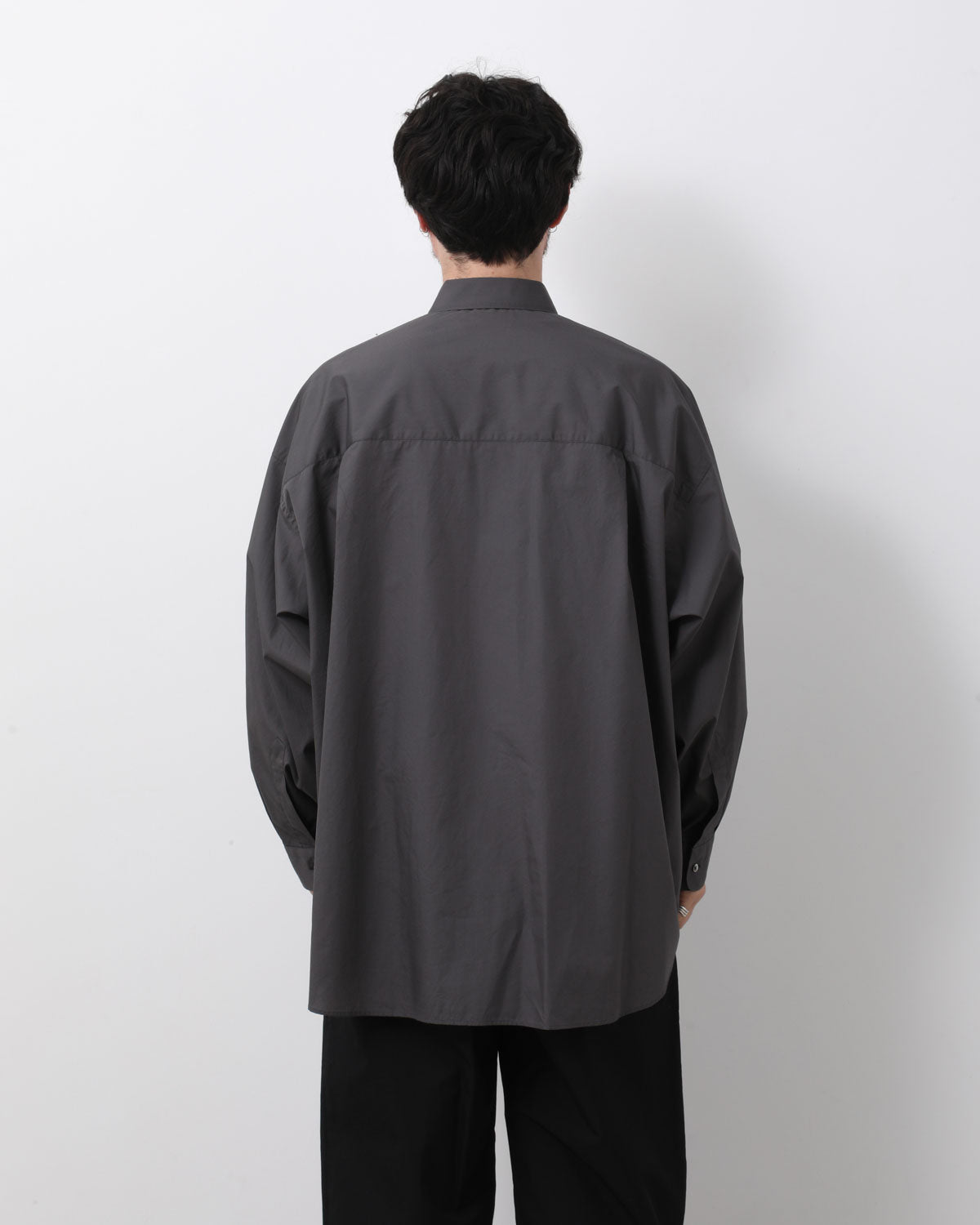 BROAD L/S OVERSIZED REGULAR COLLAR SHIRT