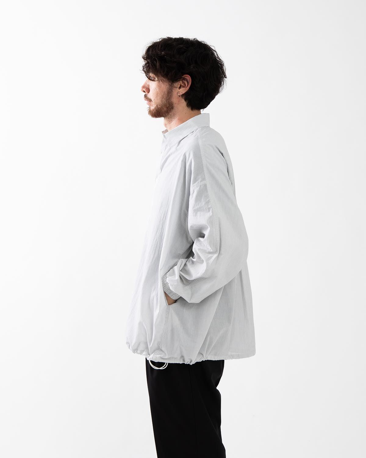 SEERSUCKER PULLOVER SHIRT
