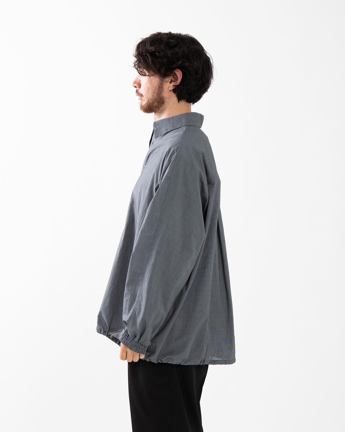 SEERSUCKER PULLOVER SHIRT