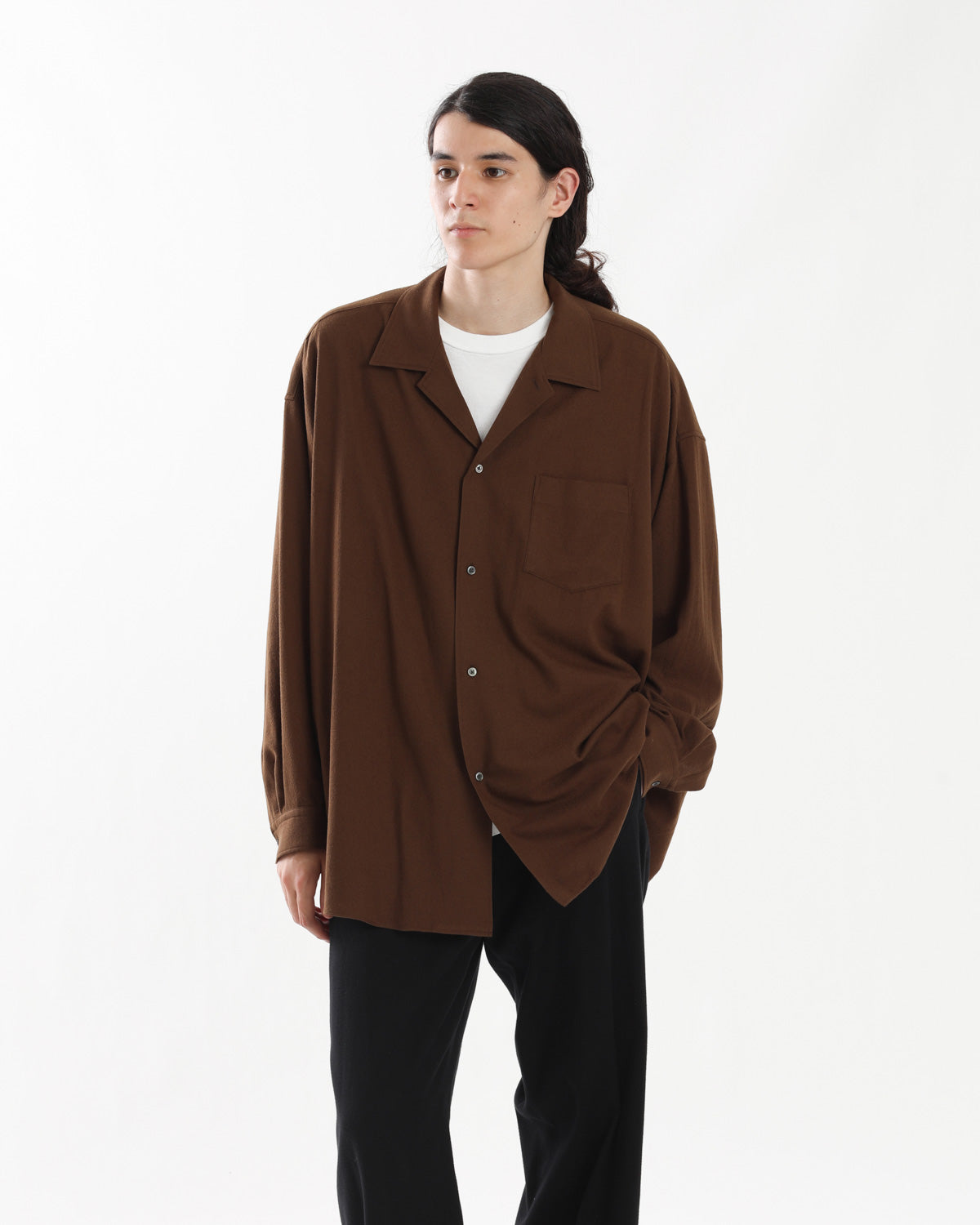 EXTRA FINE WOOL LAWN L/S SLEEPING SHIRT