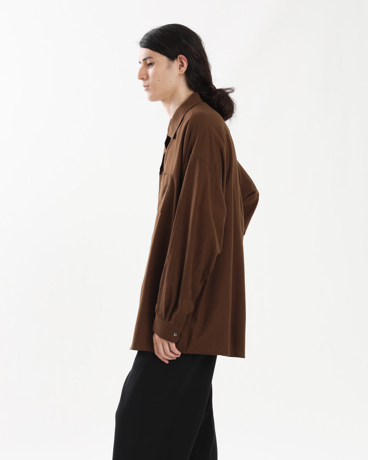 EXTRA FINE WOOL LAWN L/S SLEEPING SHIRT