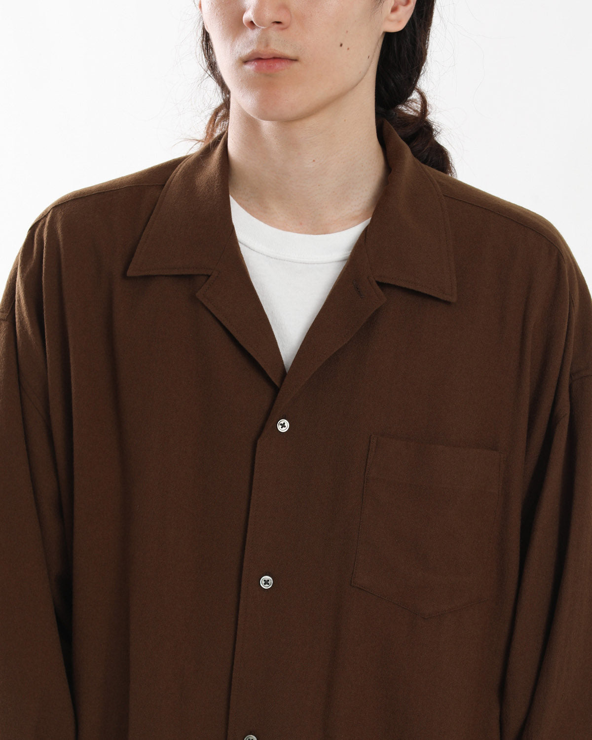 EXTRA FINE WOOL LAWN L/S SLEEPING SHIRT