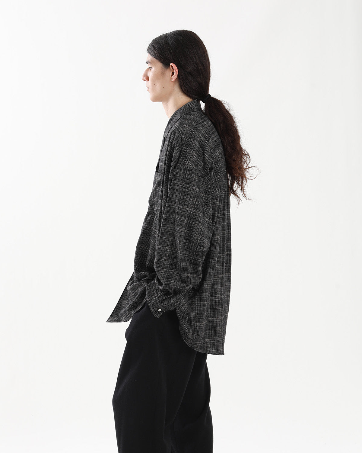 EXTRA FINE WOOL LAWN L/S SLEEPING SHIRT
