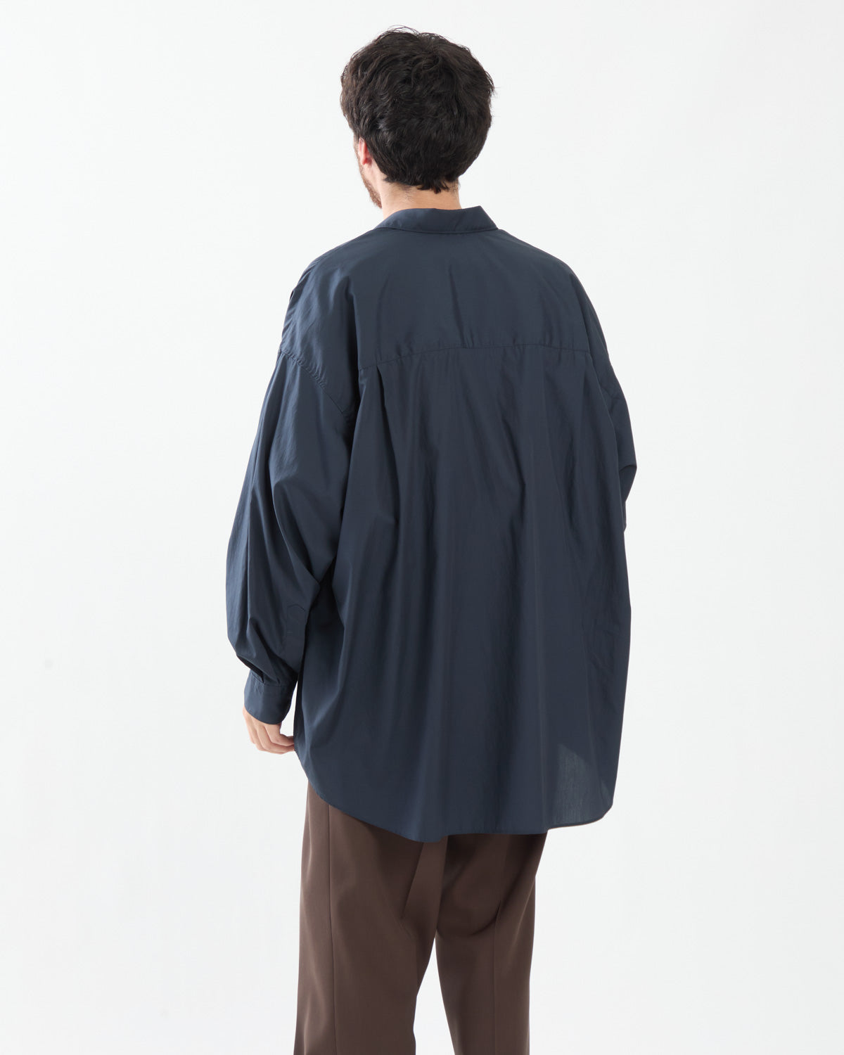 BROAD L/S OVERSIZED REGULAR COLLAR SHIRT