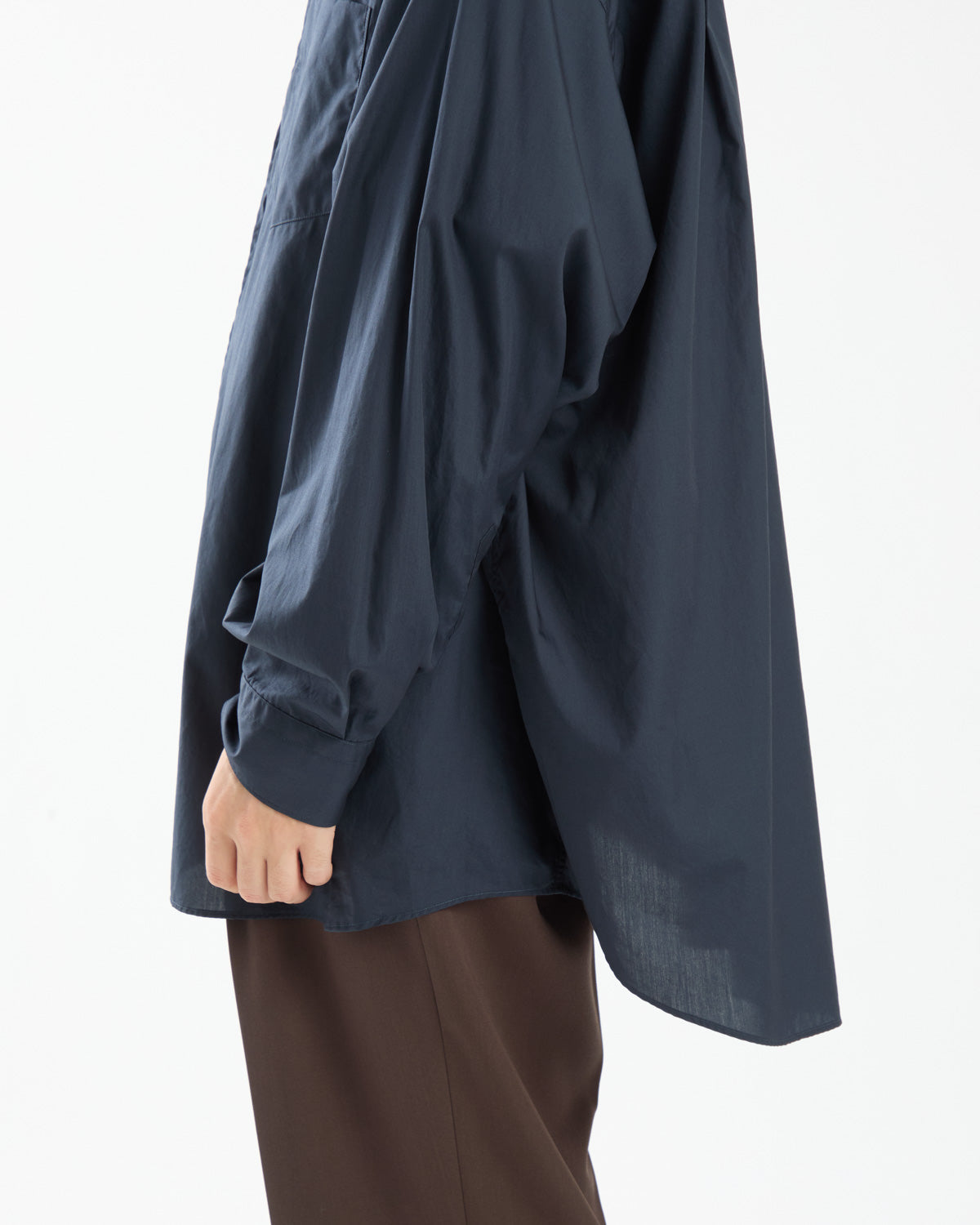 BROAD L/S OVERSIZED REGULAR COLLAR SHIRT
