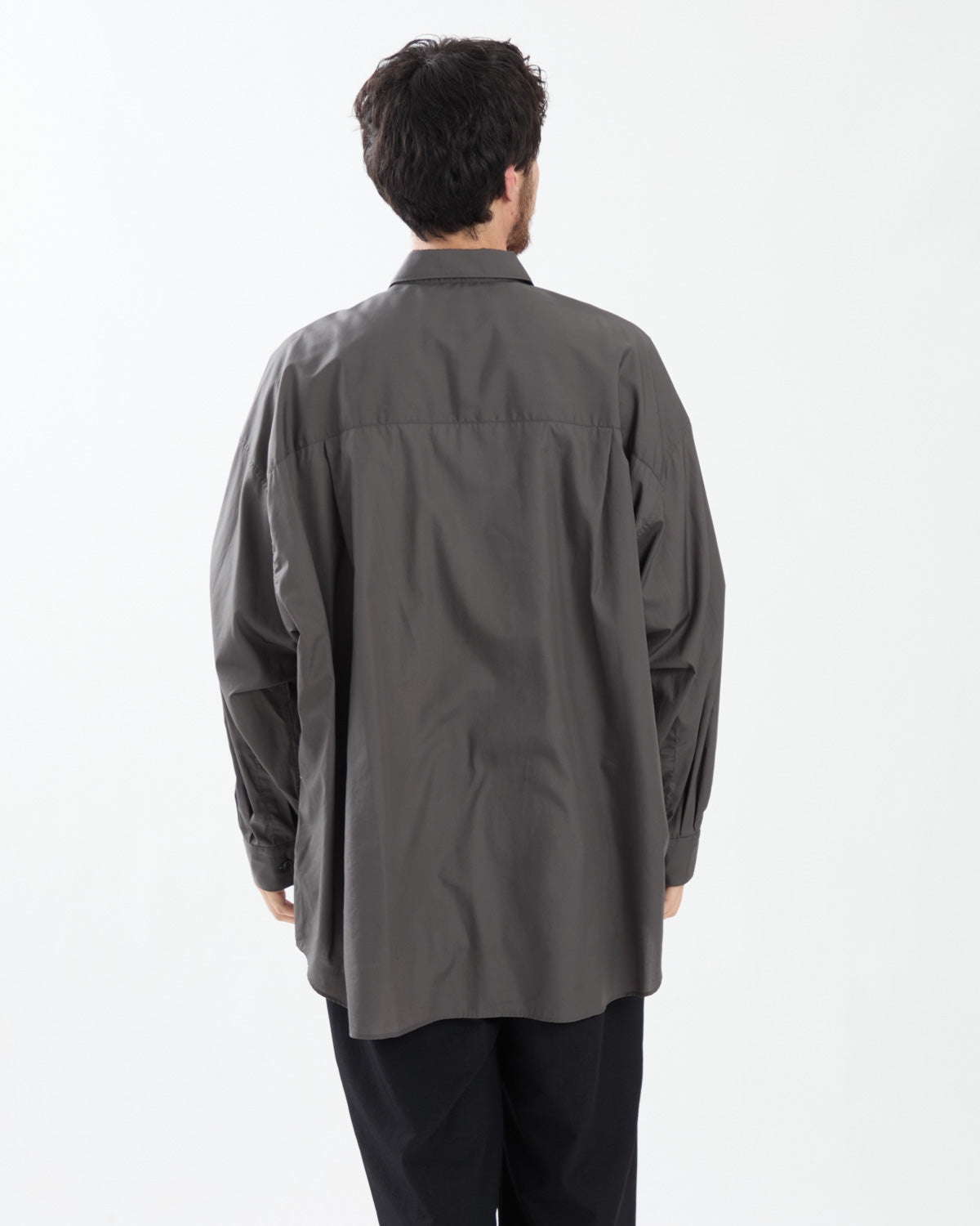 BROAD L/S OVERSIZED REGULAR COLLAR SHIRT