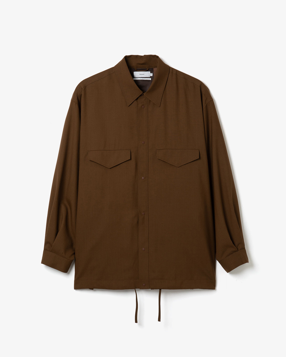 WOOL RIPSTOP SHIRT JACKET