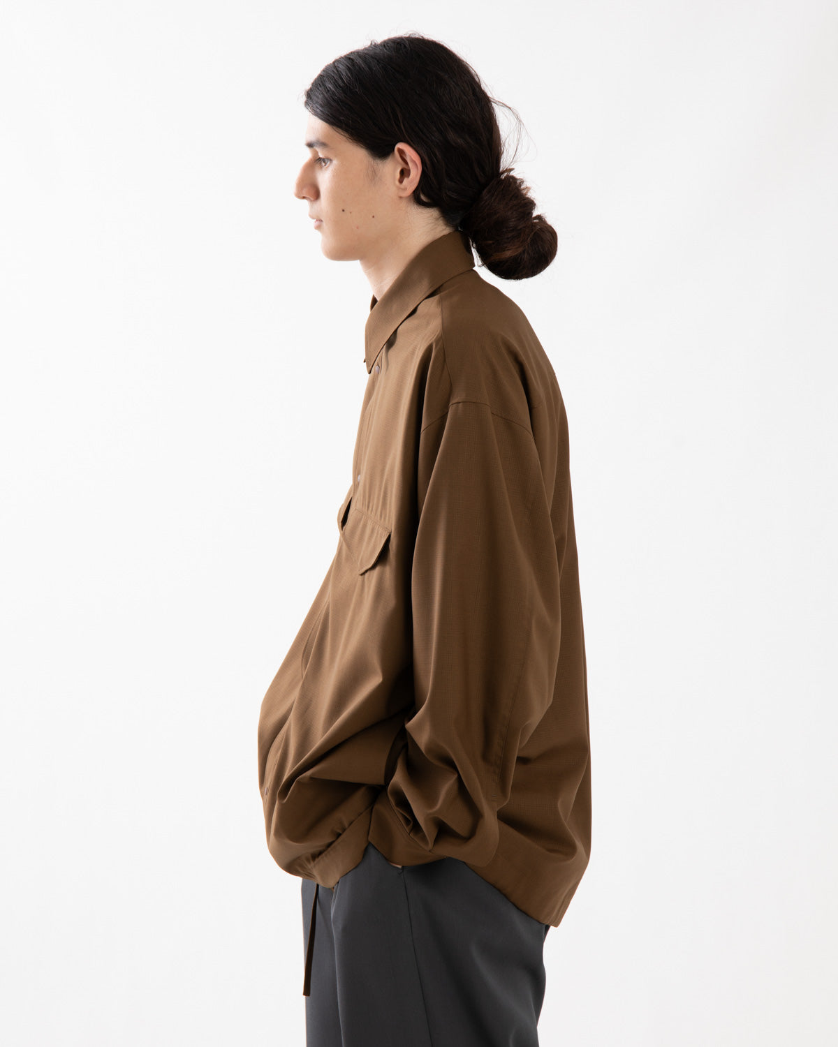 WOOL RIPSTOP SHIRT JACKET