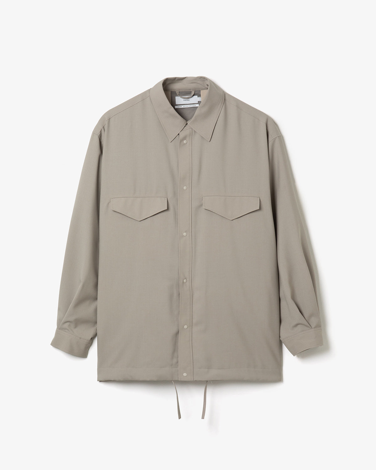 WOOL RIPSTOP SHIRT JACKET