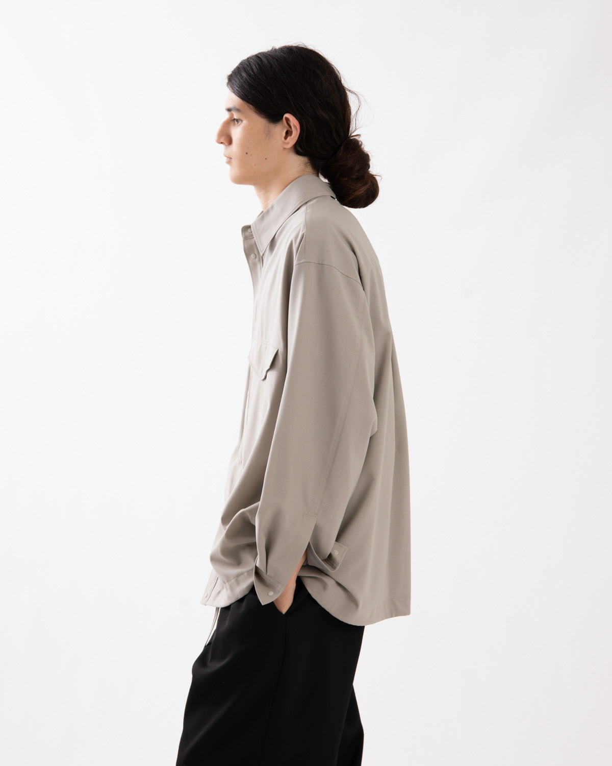 WOOL RIPSTOP SHIRT JACKET