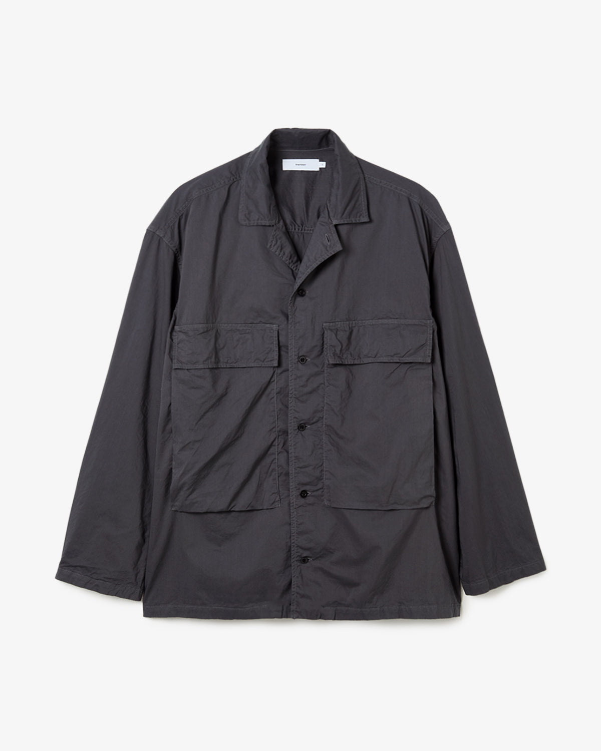 GARMENT DYED TYPEWRITER FATIGUE SHIRT