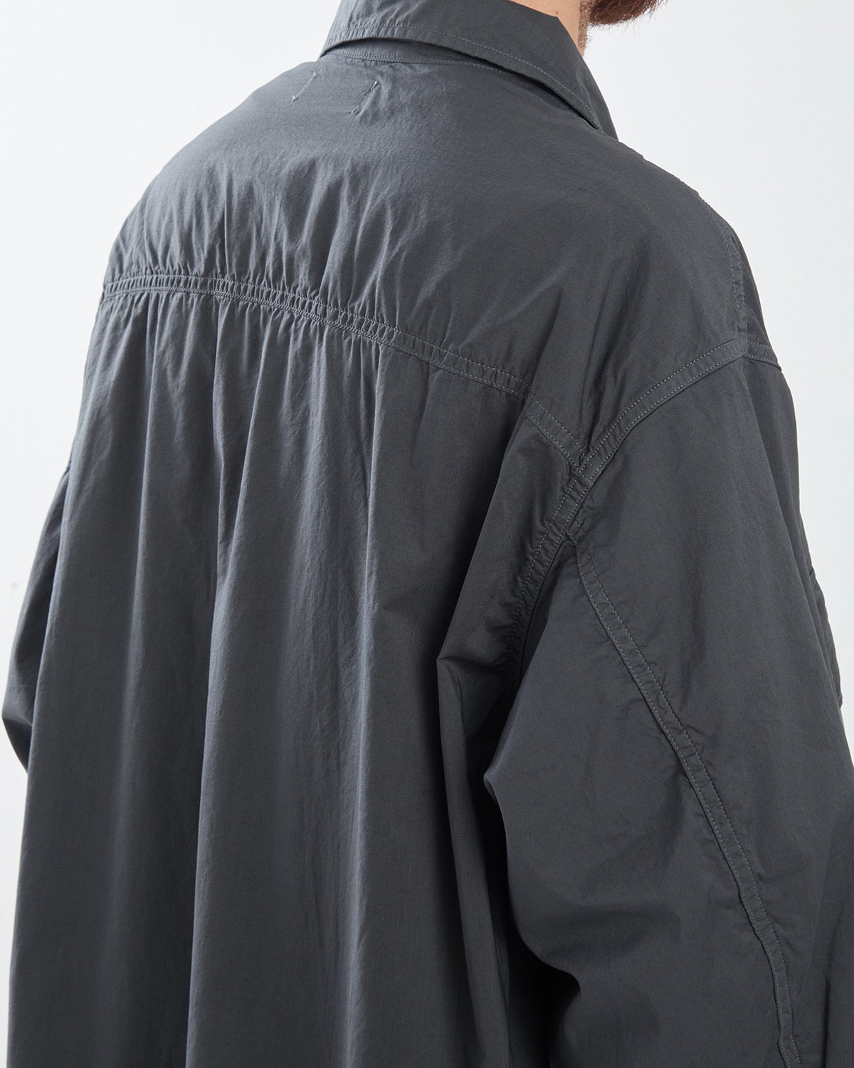 GARMENT DYED TYPEWRITER FATIGUE SHIRT