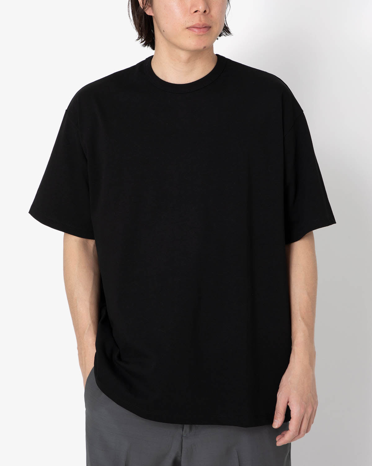 RECYCLED COTTON JERSEY S/S TEE