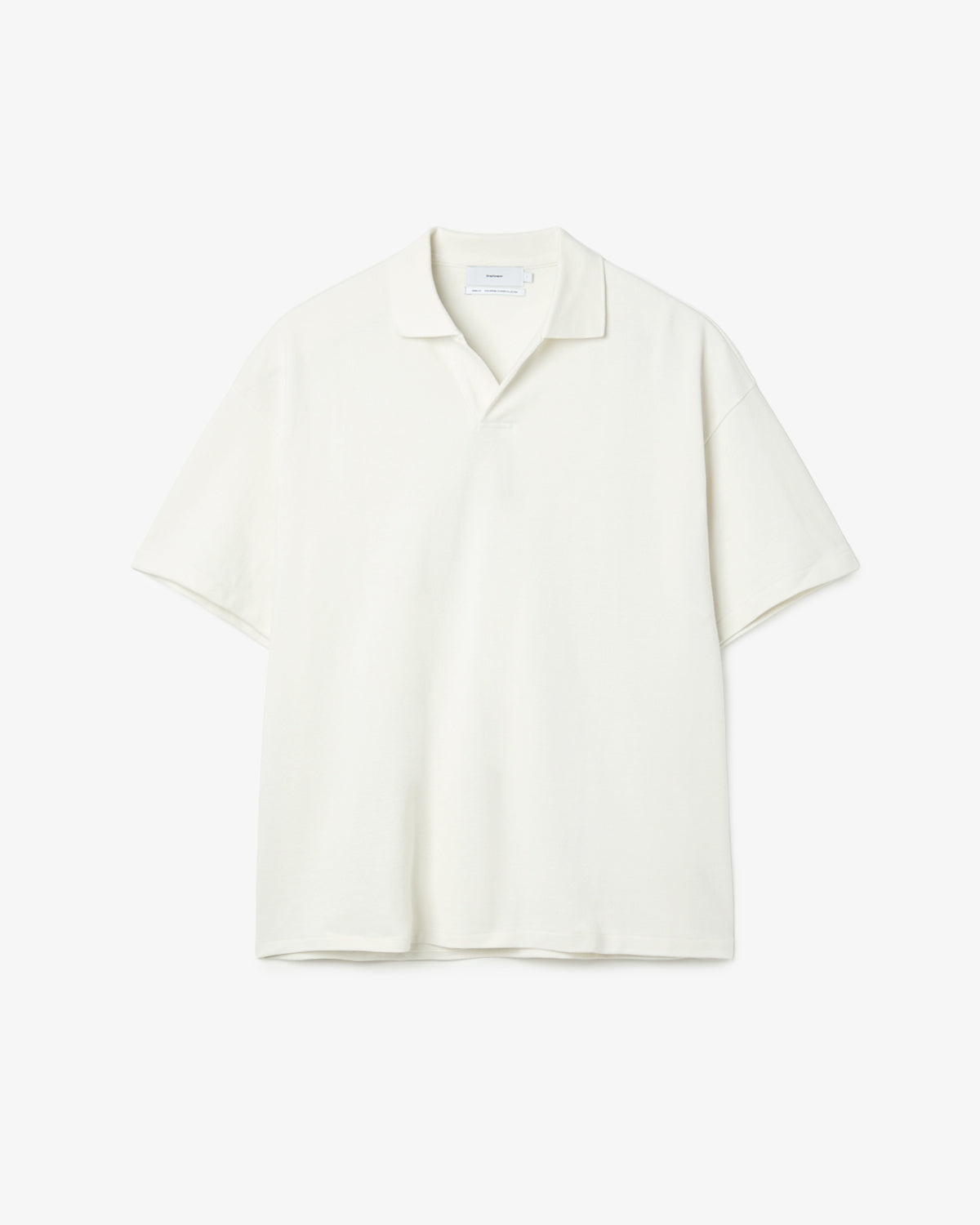COTTON PIQUE JERSEY S/S SKIPPER POLO