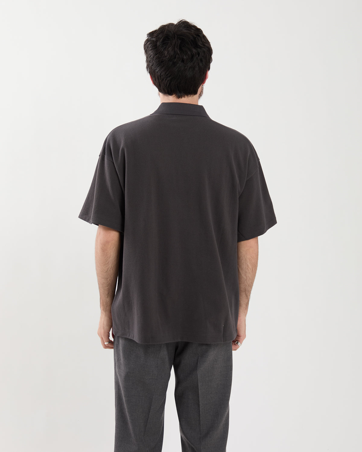 COTTON PIQUE JERSEY S/S SKIPPER POLO