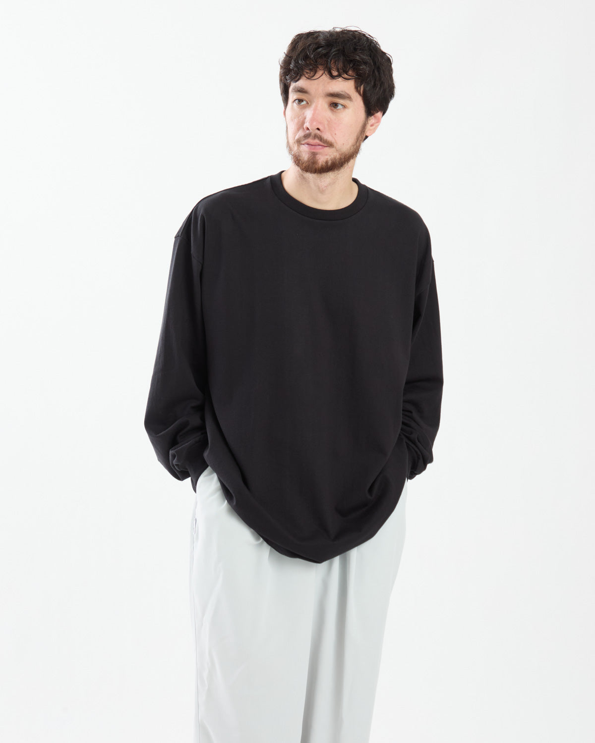 HEAVY WEIGHT L/S OVERSIZED TEE