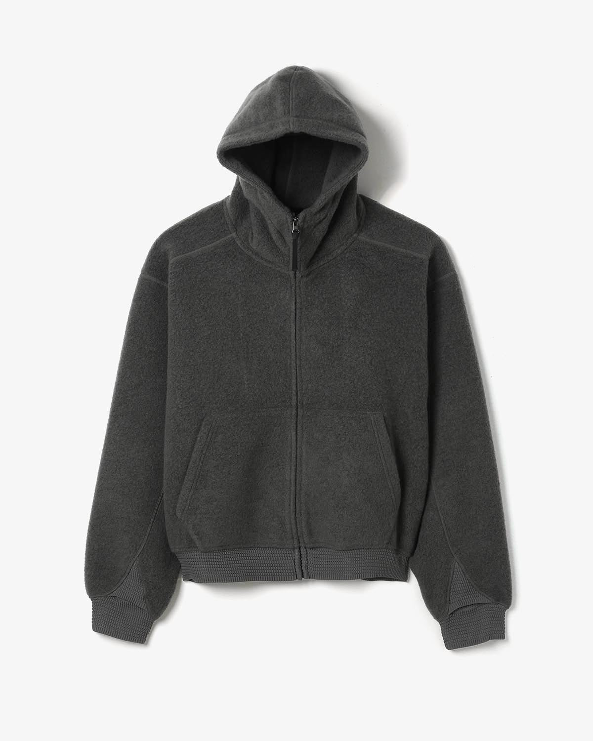 WOOL FLEECE HOODIE