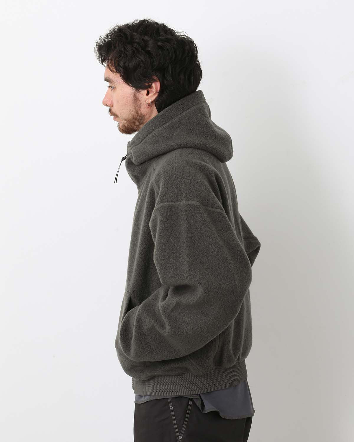 WOOL FLEECE HOODIE