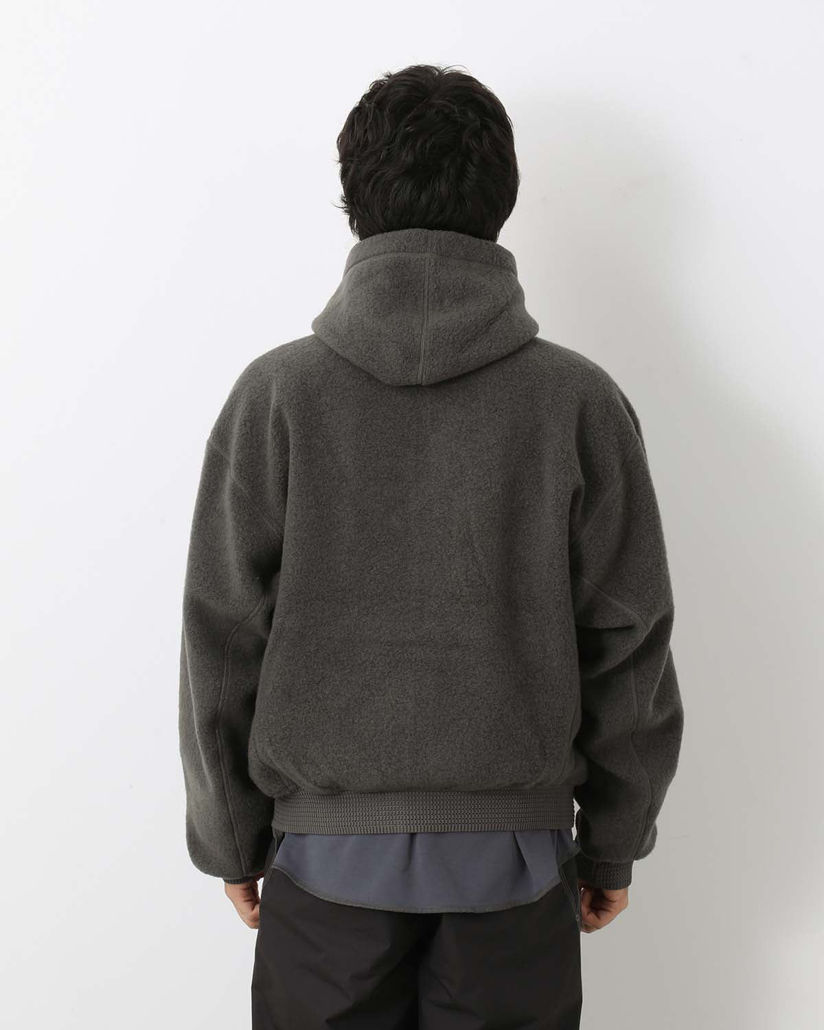 WOOL FLEECE HOODIE