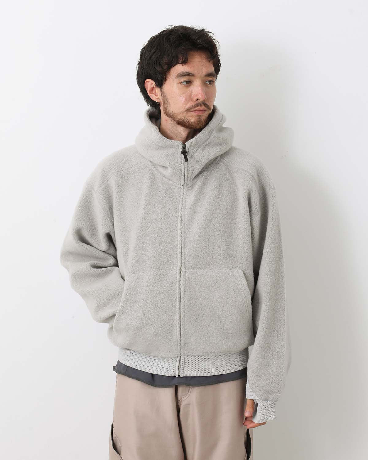 WOOL FLEECE HOODIE