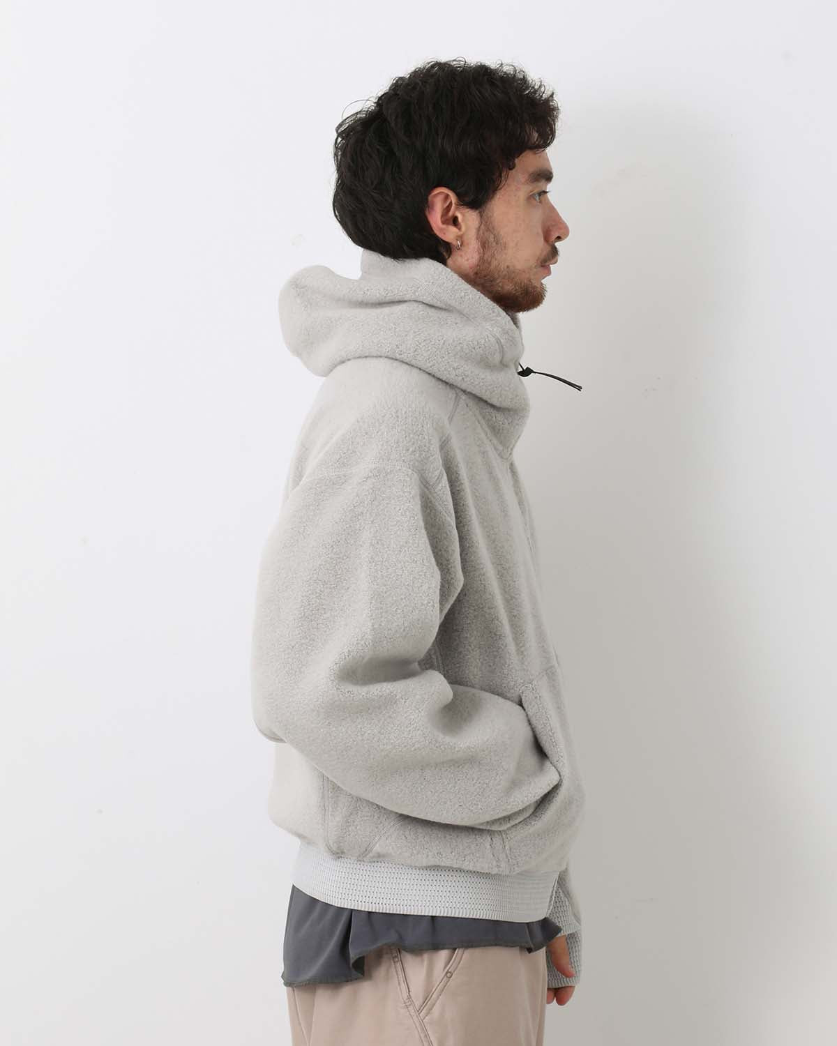 WOOL FLEECE HOODIE