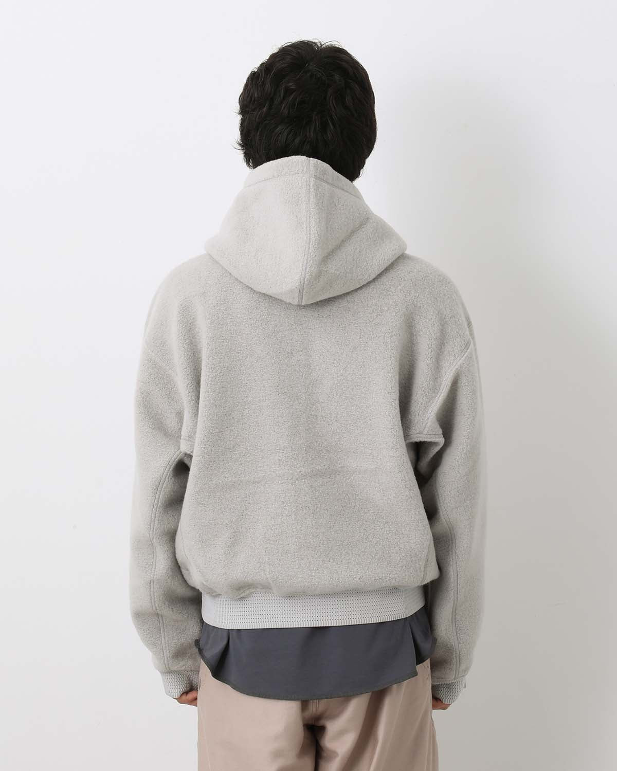 WOOL FLEECE HOODIE