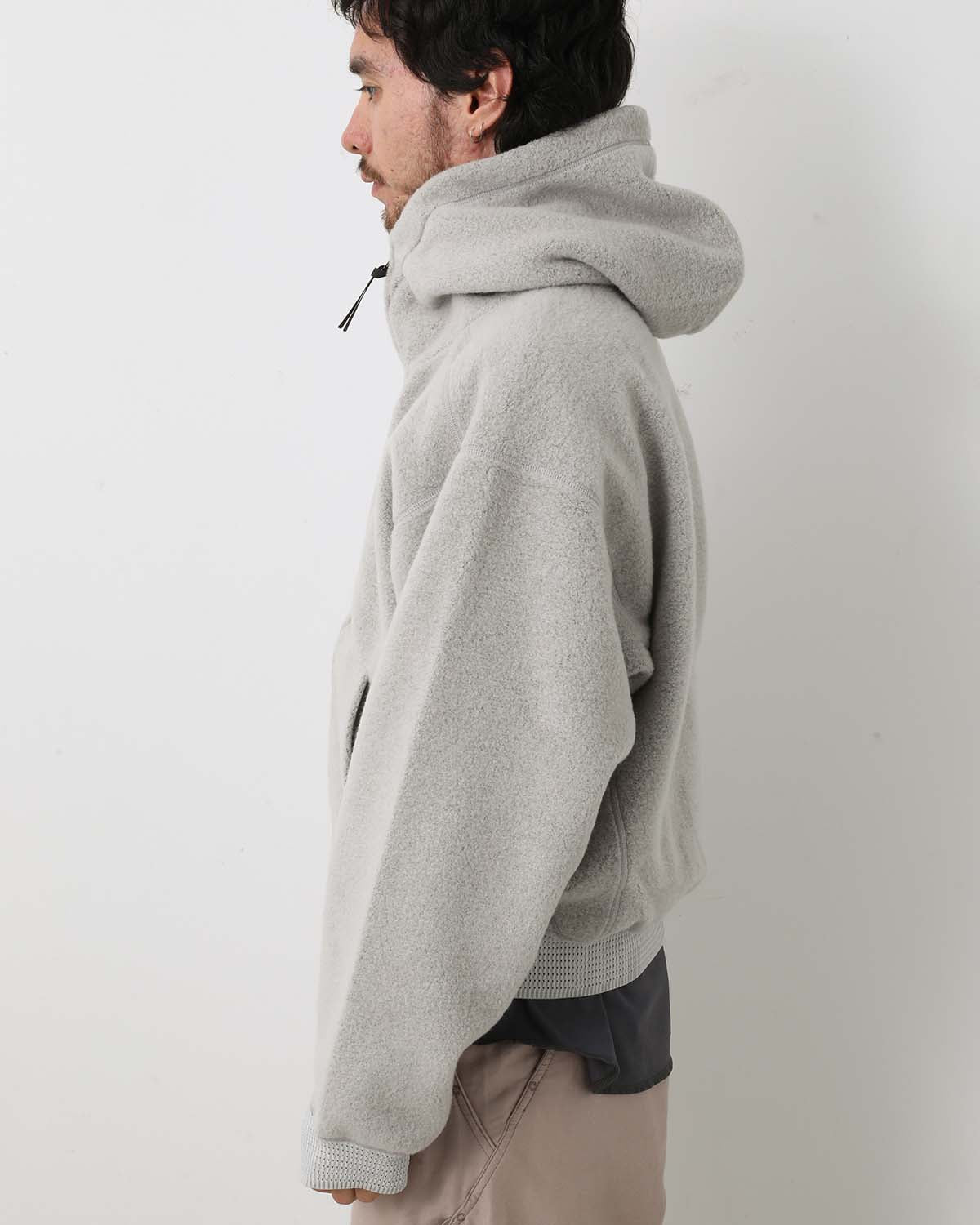WOOL FLEECE HOODIE