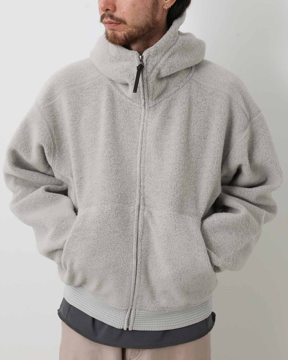 WOOL FLEECE HOODIE